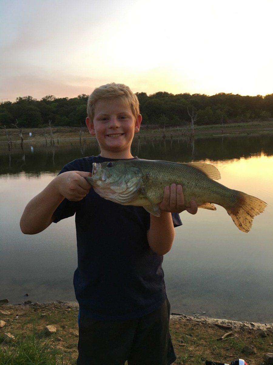Ethan with a big bass! 0