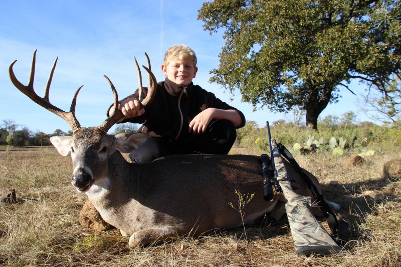 Ethan's first buck