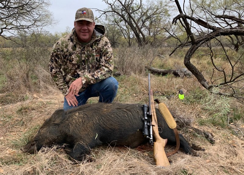 Matt with wild hog 0