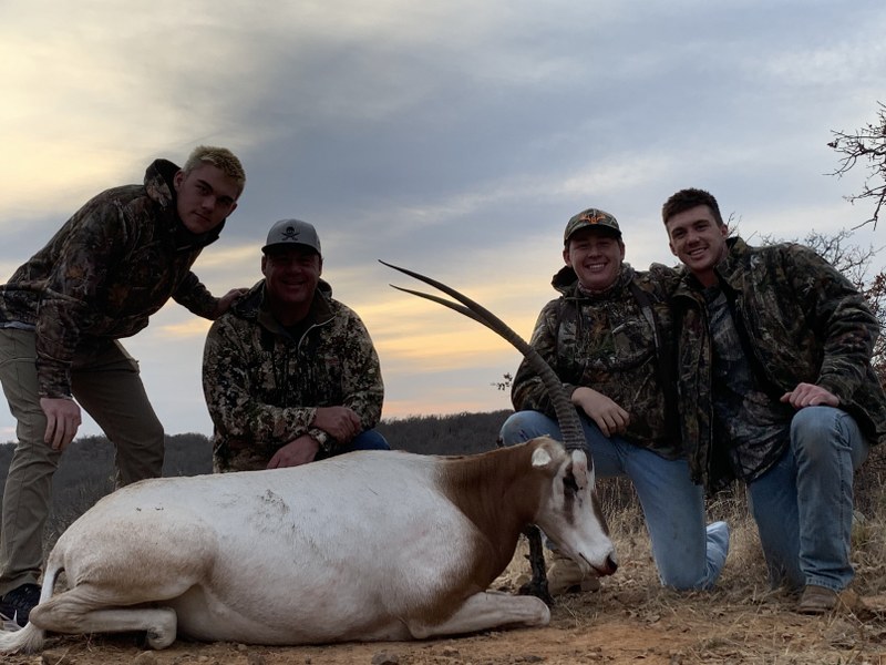 John Julian Jack and Matt with oryx 0